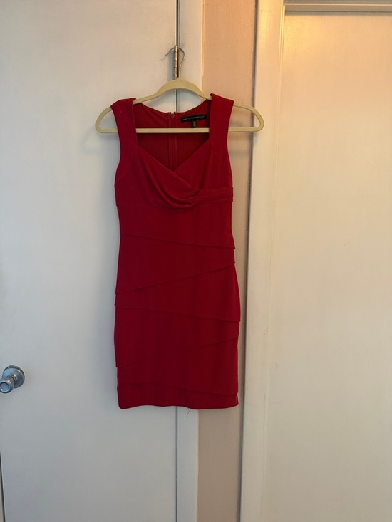 White House Black Market Dresses & Skirts - White House Black Market Red Sleeveless Sheath Dress